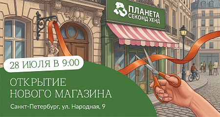 г. Санкт-Петербург, Народная улица, д. 9 (Открытие 28 июля в 9:00)
